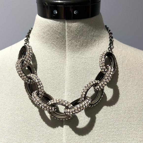 Silver Tone Jewelry Lot — Necklaces, Bracelets, Earrings, Brooches Set - Picture 13 of 16